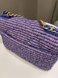 Chanel 19 Flap Bag Blue / Pink Tweed