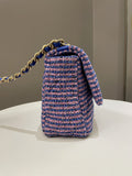 Chanel 19 Flap Bag Blue / Pink Tweed