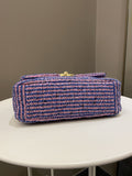 Chanel 19 Flap Bag Blue / Pink Tweed