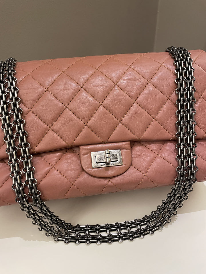 Chanel 2.55 226 Quilted Reissue Double Flap Brick Aged Calfskin