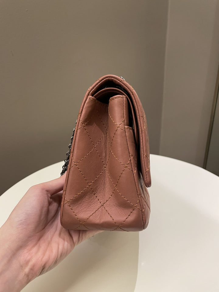 Chanel 2.55 226 Quilted Reissue Double Flap Brick Aged Calfskin