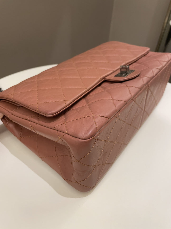 Chanel 2.55 226 Quilted Reissue Double Flap Brick Aged Calfskin