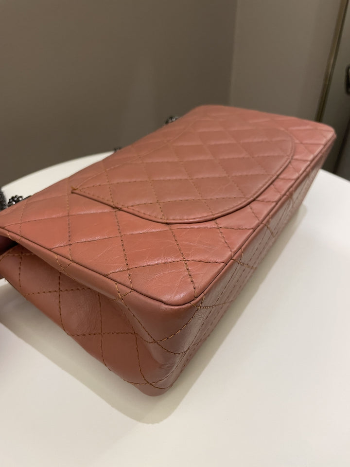 Chanel 2.55 226 Quilted Reissue Double Flap Brick Aged Calfskin