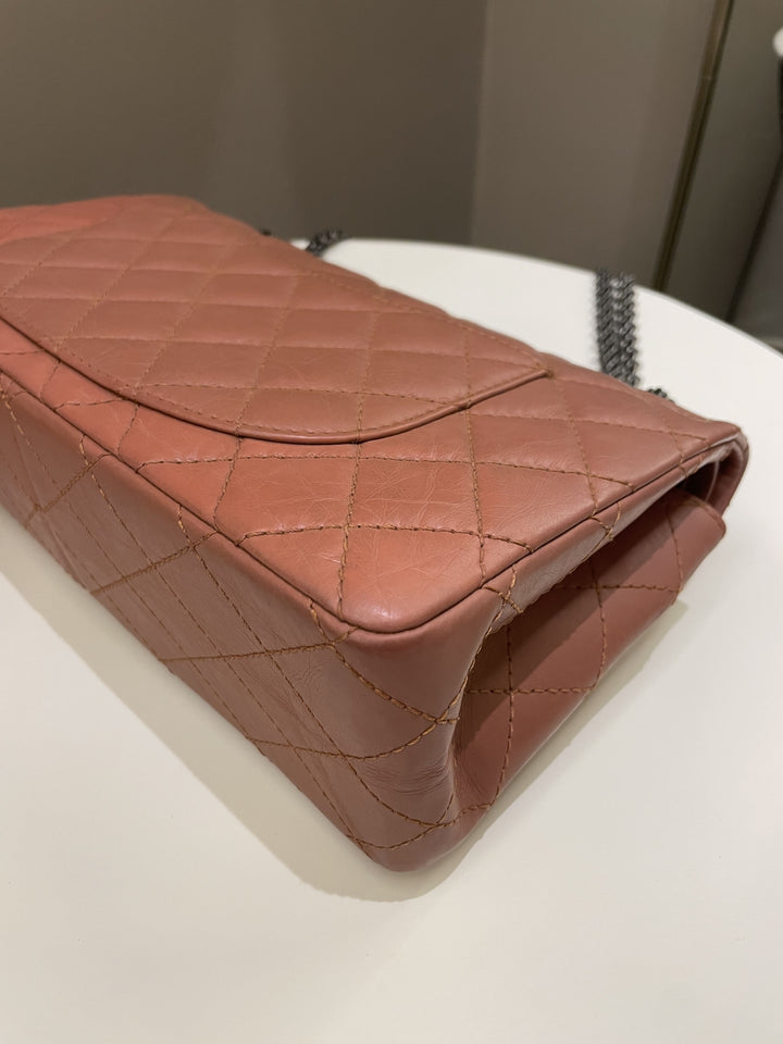 Chanel 2.55 226 Quilted Reissue Double Flap Brick Aged Calfskin