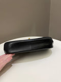 Chanel Vintage Crossbody Flap Bag Black Lambskin