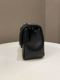 Chanel Classic Quilted Mini Rectangular Black Lambskin
