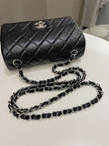 Chanel Classic Quilted Mini Rectangular Black Lambskin
