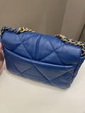 Chanel 19 Flap Bag Cobalt Blue Lambskin