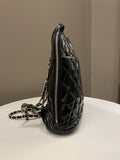 Chanel 22A Quilted My Pocket Backpack Black Coated Calfskin