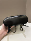 Chanel 22A Quilted My Pocket Backpack Black Coated Calfskin