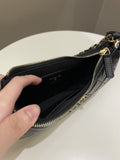 Chanel 23K Hobo Bag Black Calfskin