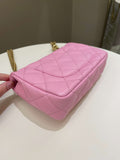 Chanel 23P Sweet Heart Mini Flap Candy Pink Caviar
