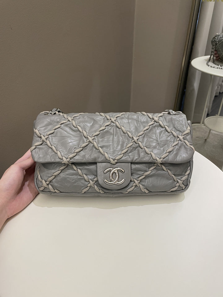 Chanel Ultra Stitch Flap Grey Age Calfskin