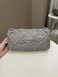 Chanel Ultra Stitch Flap Grey Age Calfskin