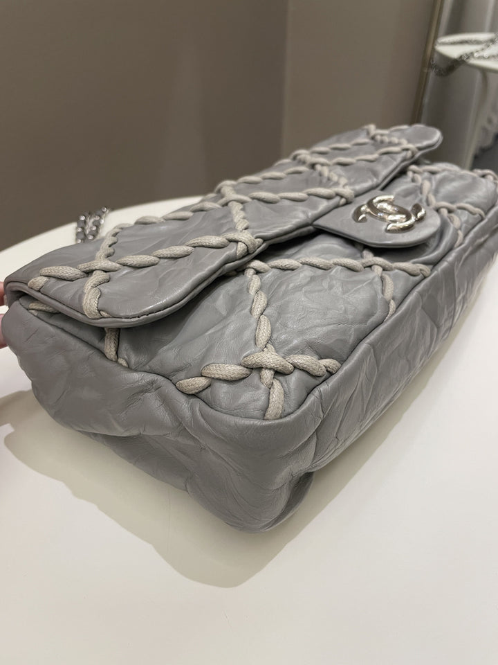 Chanel Ultra Stitch Flap Grey Age Calfskin