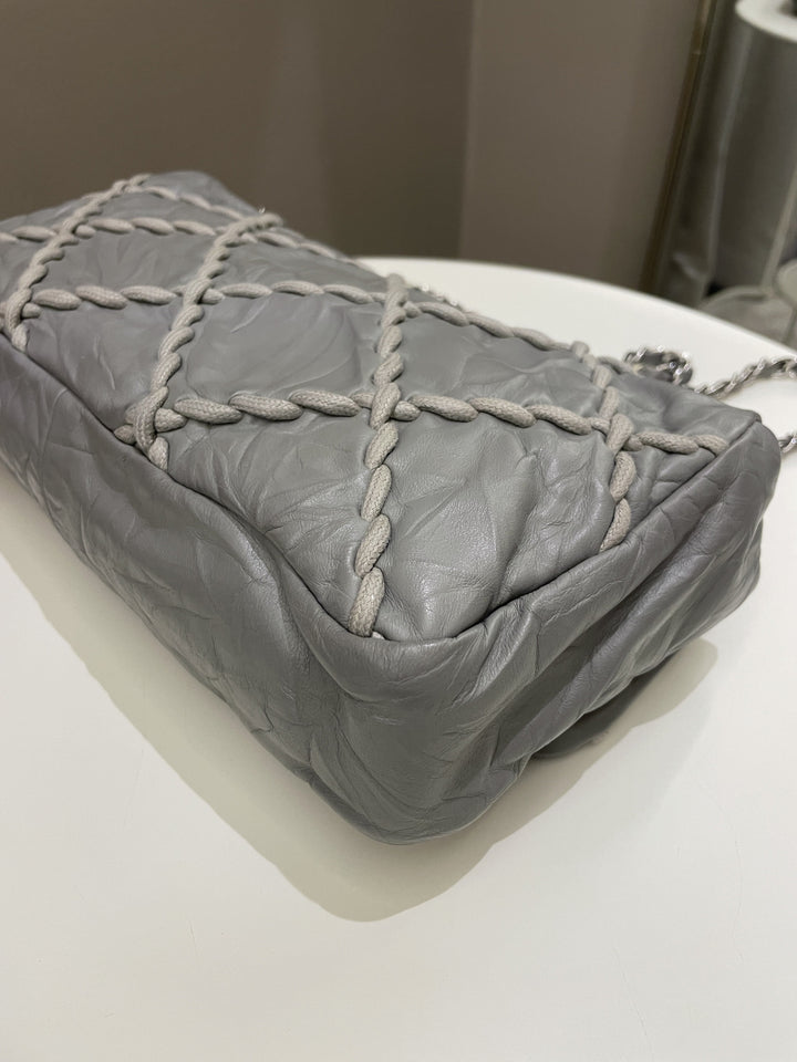 Chanel Ultra Stitch Flap Grey Age Calfskin