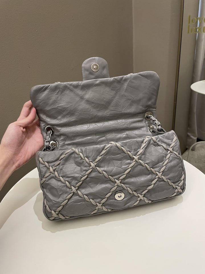 Chanel Ultra Stitch Flap Grey Age Calfskin