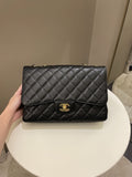 Chanel Classic Quilted Jumbo Single Flap Black Caviar