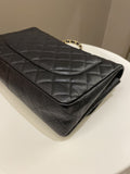 Chanel Classic Quilted Jumbo Single Flap Black Caviar