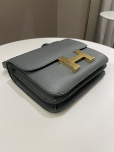 Hermes Constance 18 Vert Amande Epsom