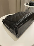 Chanel Kelly Quilted Top Handle Flap Black Caviar