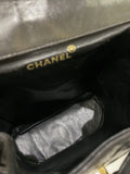 Chanel Quilted Vintage Duma Cc Backpack Black Lambskin