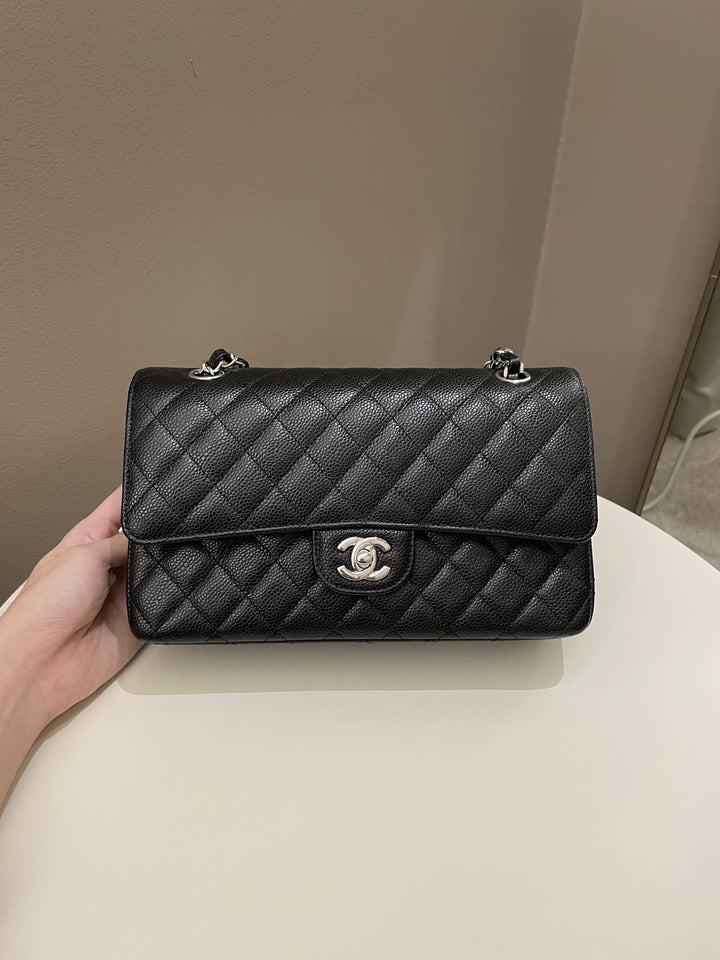 Chanel Classic Medium Double Flap Black Caviar