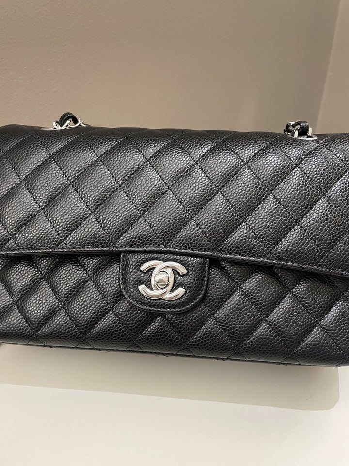 Chanel Classic Medium Double Flap Black Caviar