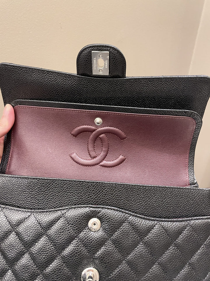 Chanel Classic Medium Double Flap Black Caviar