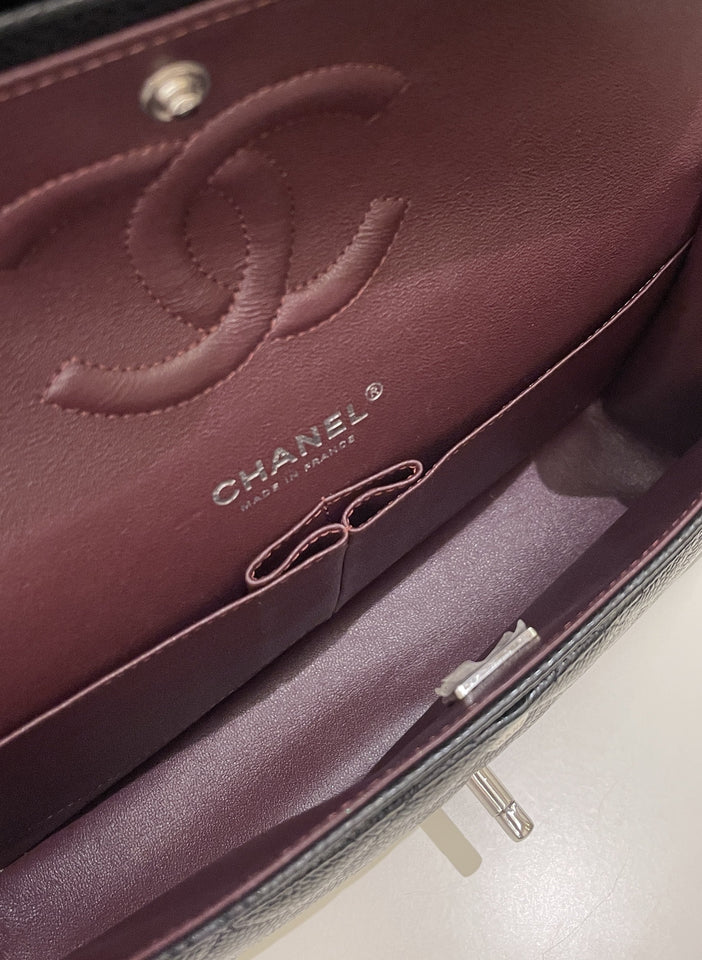 Chanel Classic Medium Double Flap Black Caviar