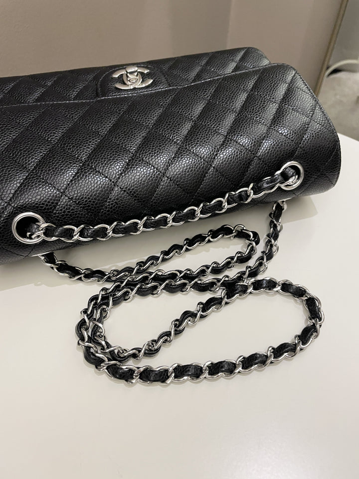 Chanel Classic Medium Double Flap Black Caviar