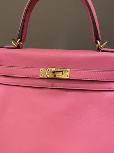 Hermes Kelly 25 Rose Azalea Swift