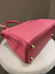 Hermes Kelly 25 Rose Azalea Swift