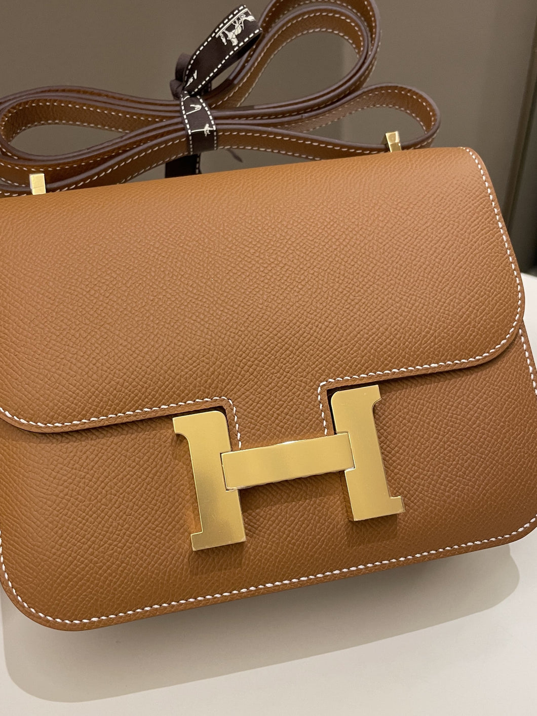 Hermes Constance 18 Gold Epsom