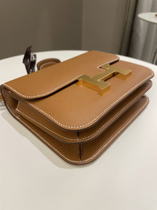 Hermes Constance 18 Gold Epsom