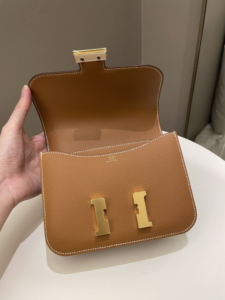 Hermes Constance 18 Gold Epsom