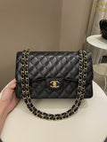 Chanel Classic Jumbo Double Flap Black Caviar
