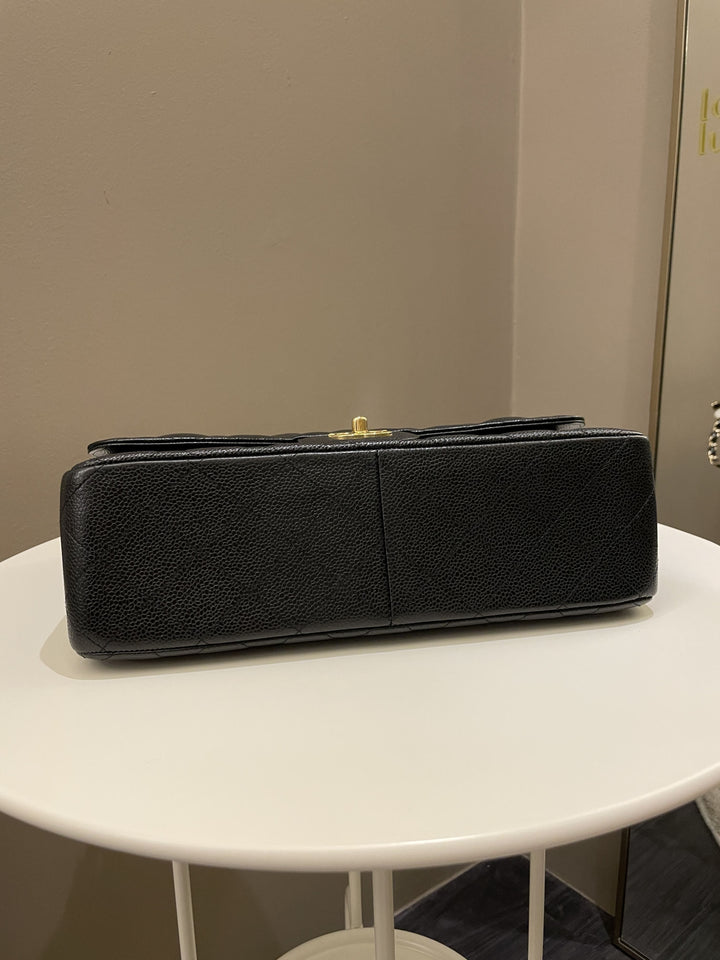 Chanel Classic Jumbo Double Flap Black Caviar