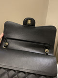 Chanel Classic Jumbo Double Flap Black Caviar