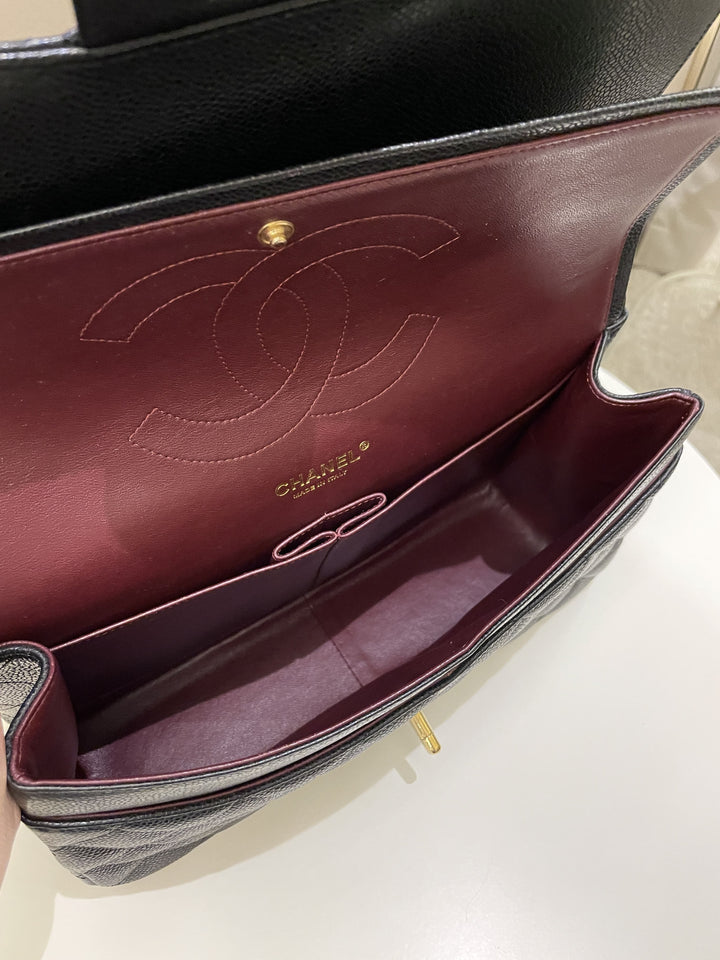 Chanel Classic Jumbo Double Flap Black Caviar