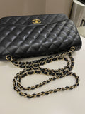 Chanel Classic Jumbo Double Flap Black Caviar