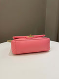 Chanel 22P Chain Cc Flap Bag  Pink Calfksin
