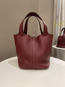 Hermes Picotin Lock 22 Rouge H Clemence