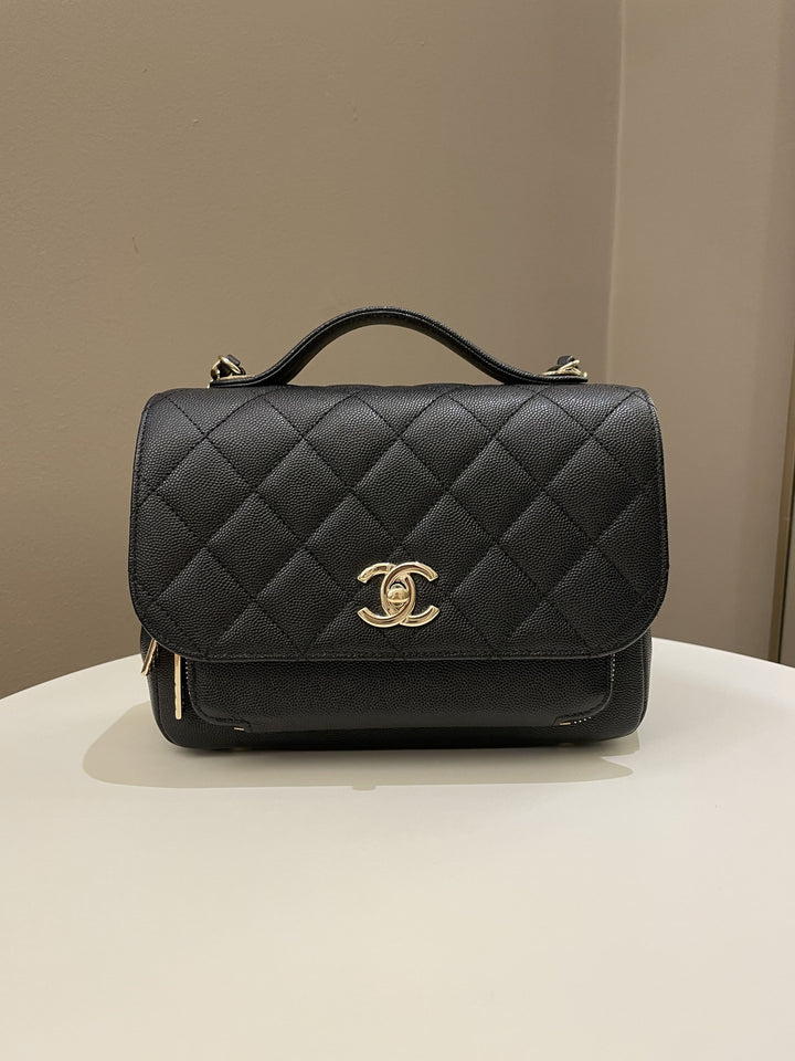 Chanel Business Affinity Flap Black Caviar