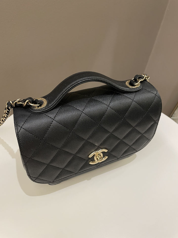 Chanel Business Affinity Flap Black Caviar