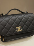 Chanel Business Affinity Flap Black Caviar