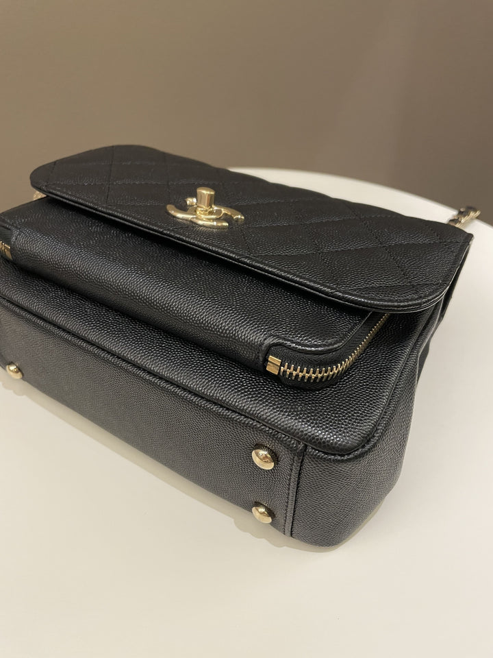 Chanel Business Affinity Flap Black Caviar