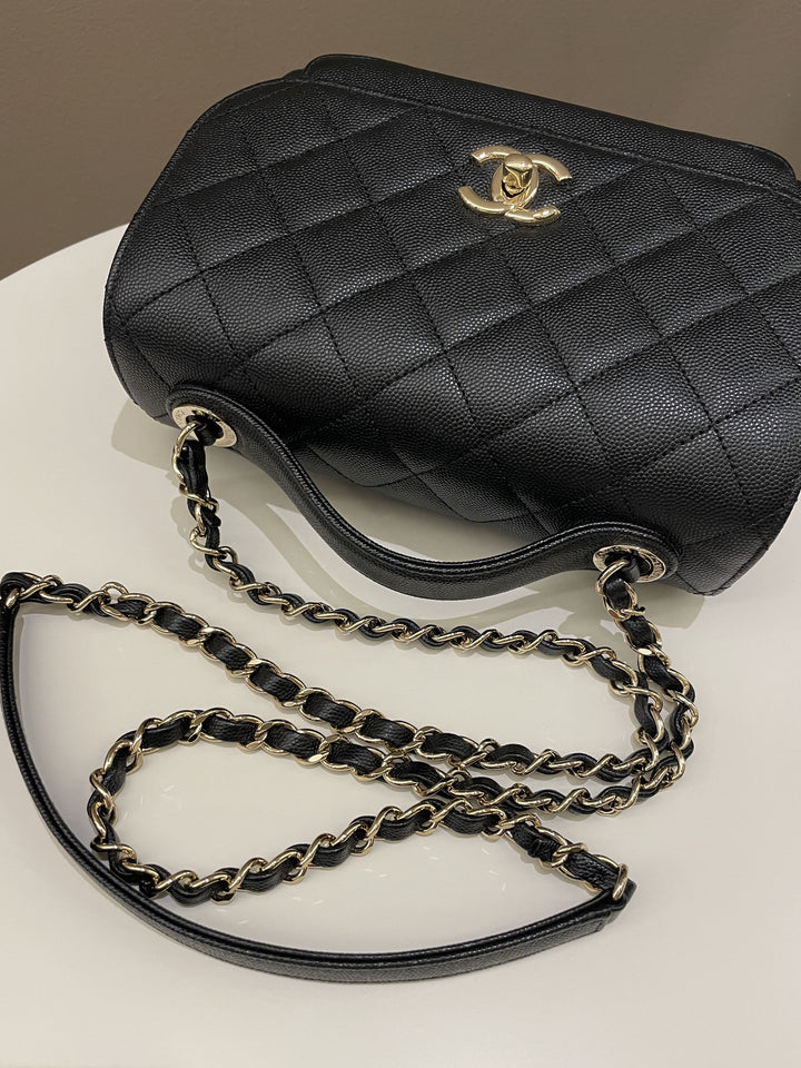 Chanel Business Affinity Flap Black Caviar
