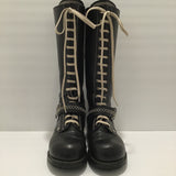 Christian Dior Black Combat Boots Sz 38.5 (8.5)