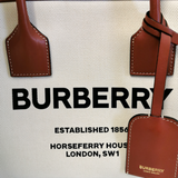 Burberry Crossbody Bag Green Canvas